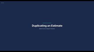 How to Duplicate an Estimate to Save Time — CooperBuild AI