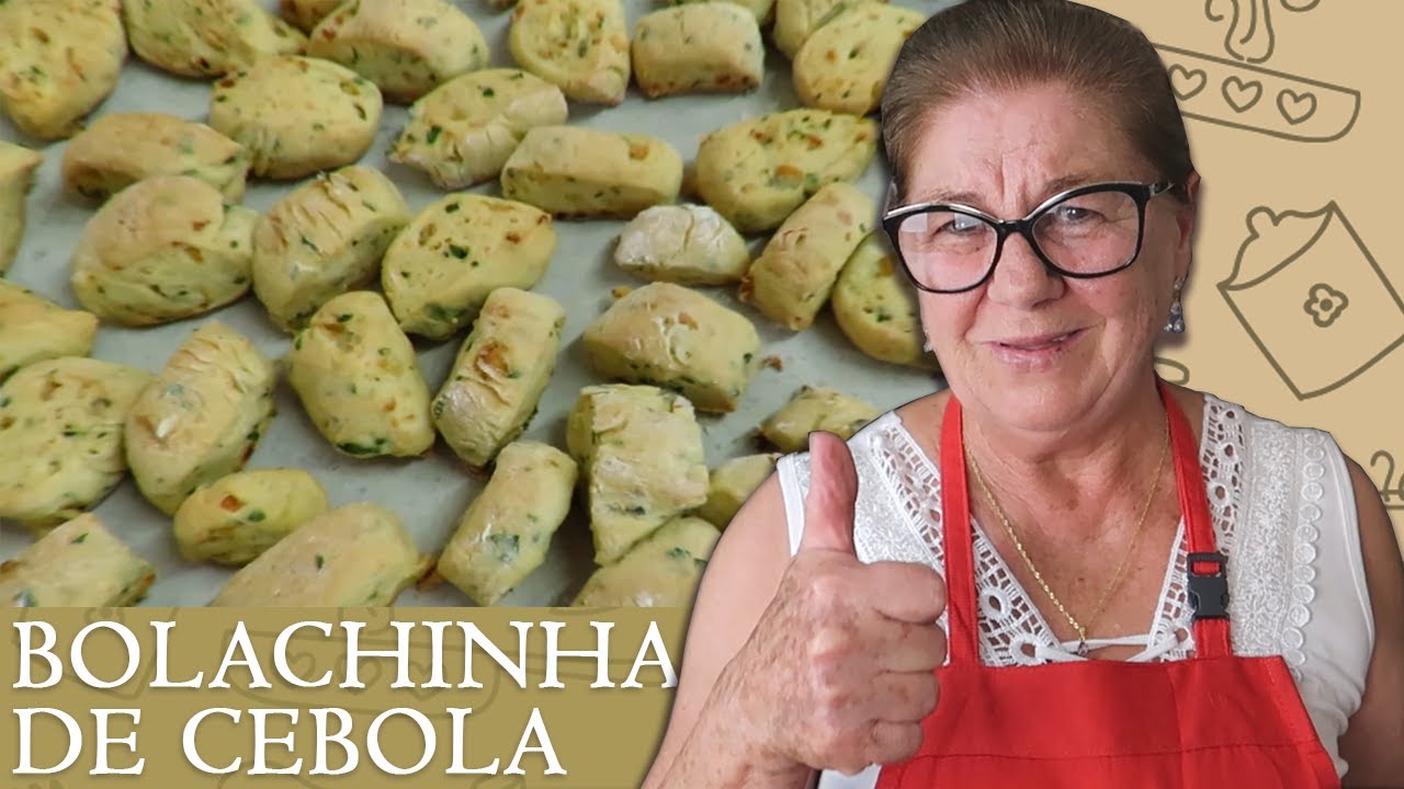 COMO FAZER BOLACHINHA, BISCOITINHO DE CEBOLA PARA VENDER, FÁCIL E RÁPIDO | Delícias da Vandinha