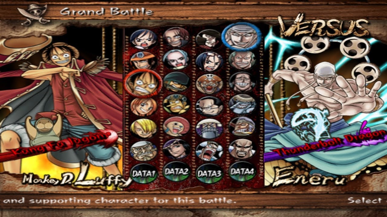 One Piece Grand Adventure All Characters Ps2 Youtube