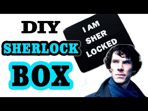 DIY Канцелярия и ДЕКОР по мотивам сериала "ШЕРЛОК * "Sherlock Box" * Ежедневник * Шкатулка*Bubenitta