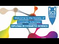 Diploma in Cosmetic Science course information