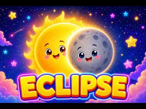ECLIPSE para Crianças: O Que Acontece no Céu? ☀️🌙