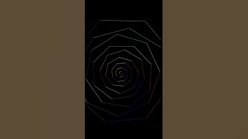 Spiral animation #python #coding #design