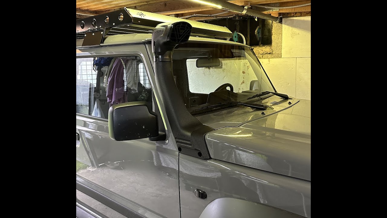 Suzuki Jimny jb74 installazione bravo snorkel jimny jb74 suzuki 4x4