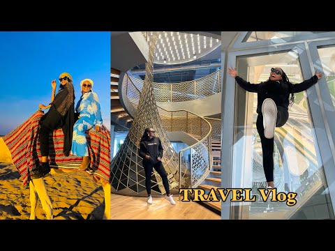 OUR GIRLS TRIP TO DUBAI 💃🏼💃🏼 (SAFARI DESERT/MIRACLE GARDEN/GLASS WALKING