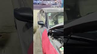 Nissan Altima 2017 cleaning throttle body and inlet manifold and replace the spark plugs