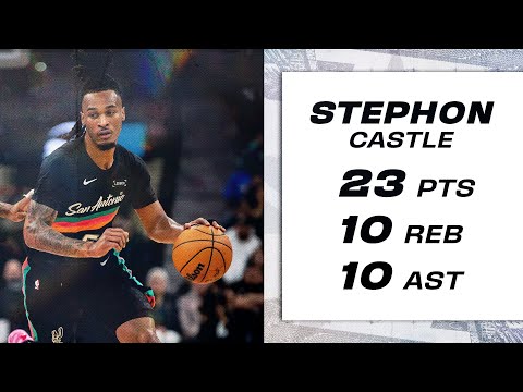 Stephon Castle's FIRST EVER TRIPLE DOUBLE!