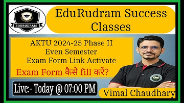 how to fill the exam form || AKTU Exam Form || Clear all doubts || All Information By Vimal Sir