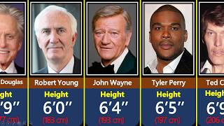 REAL Height Comparison of Classic Hollywood Actors - How Tall Are They Really?