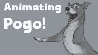 Disney Animator animates Pogo the three legged dog
