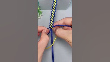 Simple bracelet tying instructions you should know #bracelet #diy #diyideas