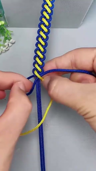 Simple bracelet tying instructions you should know #bracelet #diy #diyideas