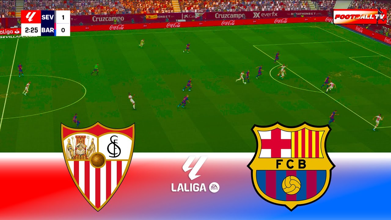 Sevilla vs Barcelona - LaLiga EA Sports 25/26 | Full Match All Goals ...