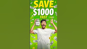 💰 How to Save $1000 Fast — 3 Real Tips That Actually Work!