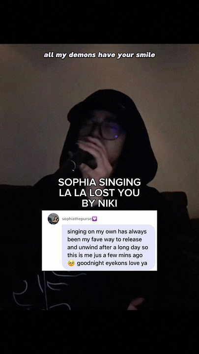 sophia la la lost you niki cover 🥹 #katseye #sophia #niki