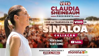 Mitin en Culiacán, Sinaloa