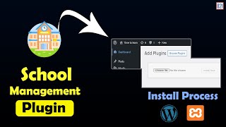 School Management Wordpress Plugin Upload Process On Wordpress Website | Complete Tutorial