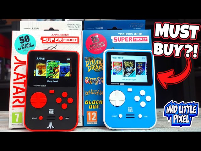 INSTANT BUY!? Atari & Technos Super Pocket First Look! PLAYS