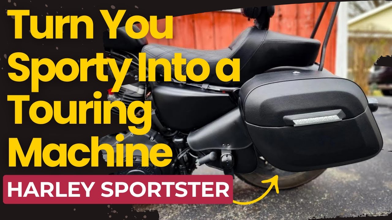 Как эти подседельные сумки превратили мой Sportster в туристический велосипед?