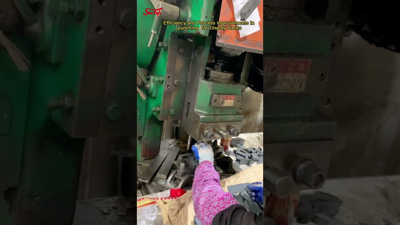 Efficiency and Process Improvements in punching  for Display Racks 