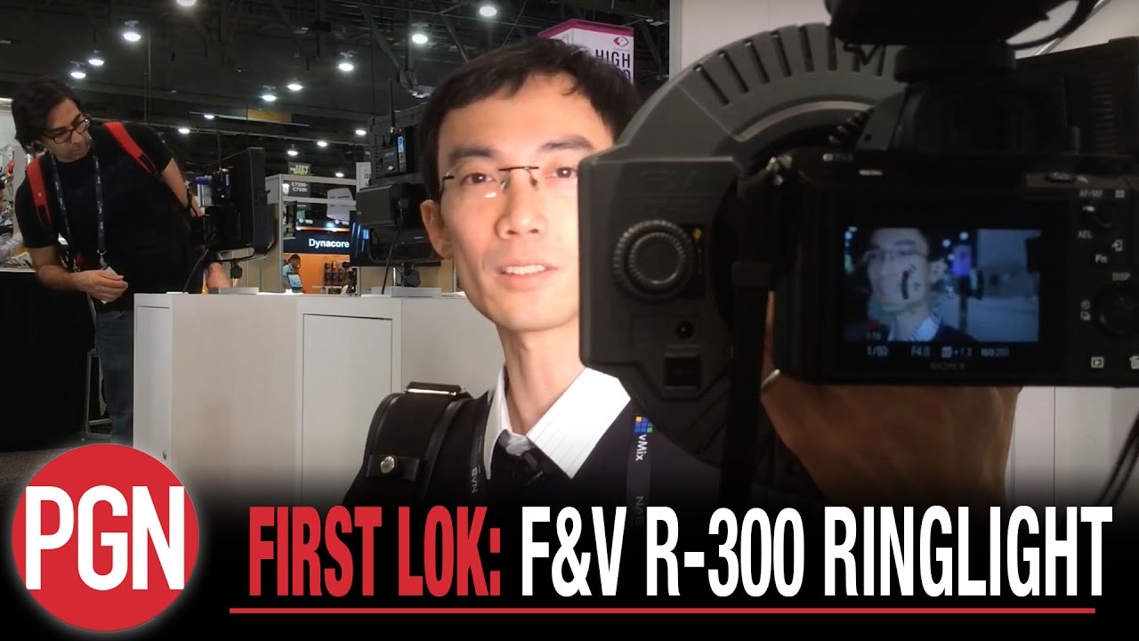 FIRST LOK: F&V R300 Ringlight @ NAB 2017