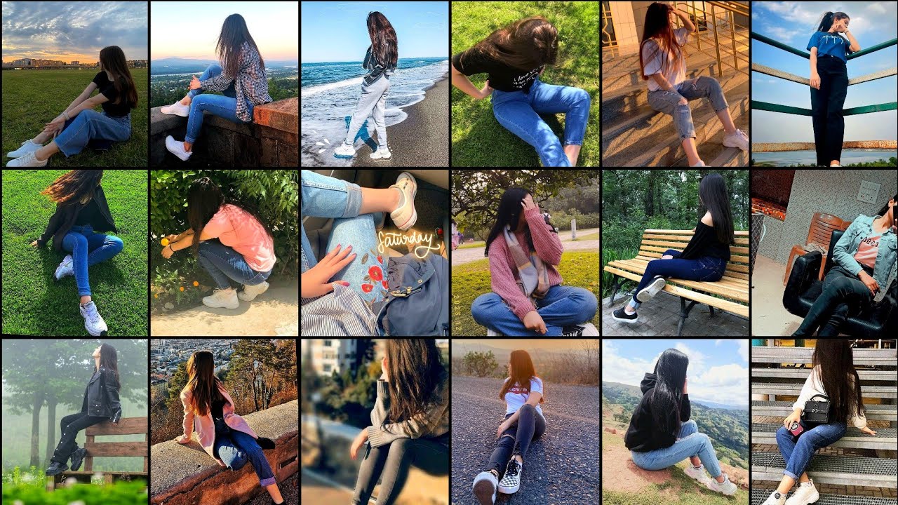 Stylish girls dpz for insta, fb|❤‍🔥cute jeans top hidden face selfie pose for girl teenage pic photo
