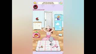 Brain Crush Blush Puzzle Level 32 |ColorFull Hairstyle| Gameplay & Solution screenshot 4