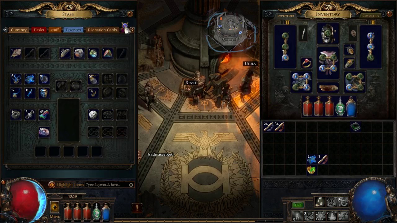 Path of Exile Fall of Oriath Beta - Act 5 Mid-Boss: High Templar Avarius