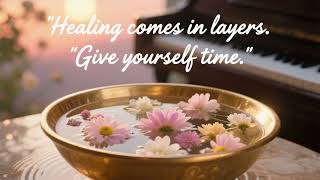 🌸Healing Comes in Layers | Soft Piano & Floating Flower Calm
