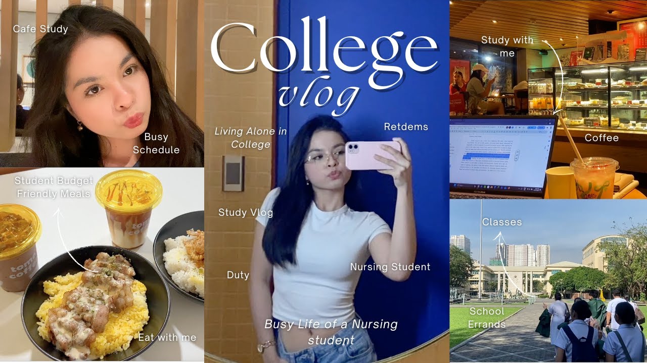 Университетский видеоблог 📚 Жизнь студента, живущего в одиночестве ☕ | Забота о себе, обязанности...