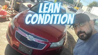 2011 Chevy Cruze P0171 Lean condition Diag and Repair