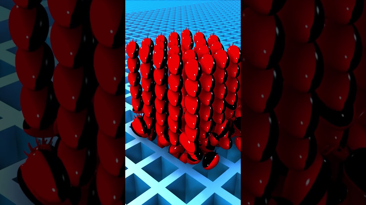 Brainrot Face Ball Falling 50 😱