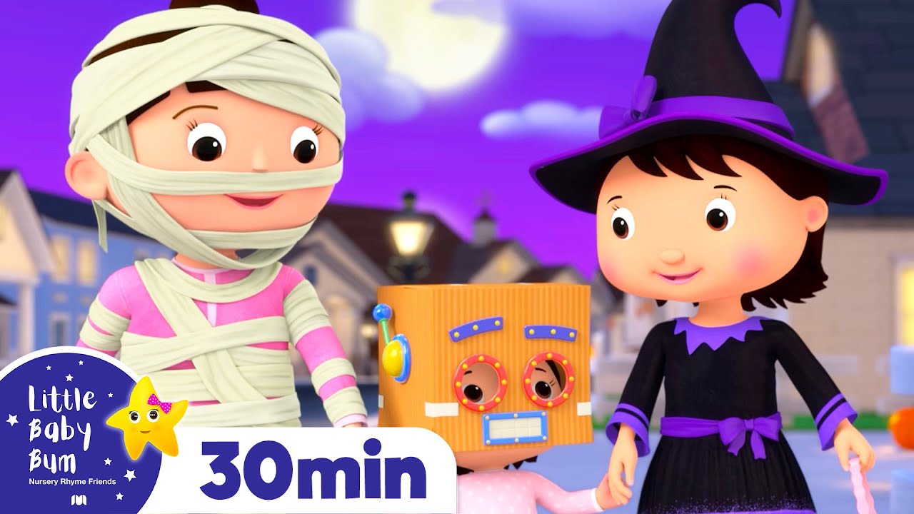Halloween Trick or Treat | Little Baby Bum Halloween Cartoons | Moonbug ...
