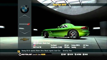 Shift 2 Unleashed : Car Garage [HD] Drayke Gaming shift2