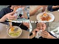 what I eat in a week pt 2 (university student on sembreak)
