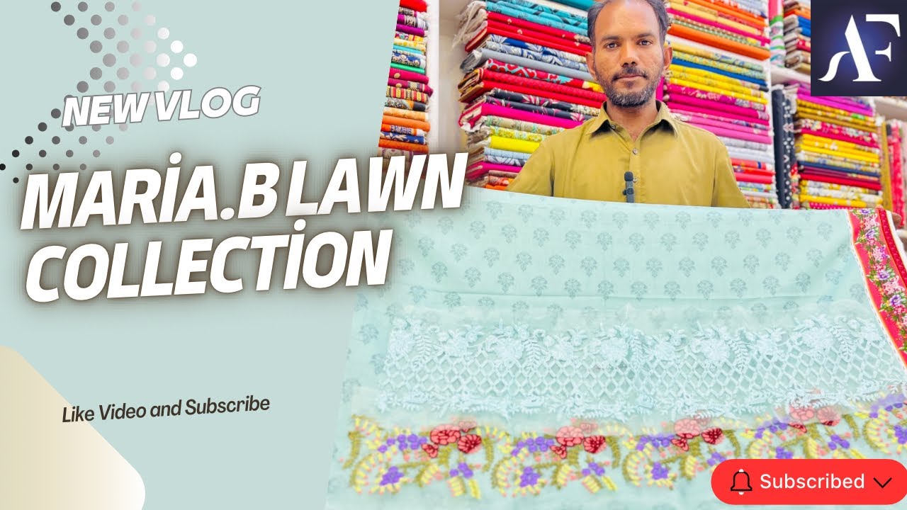 Maria.B Lawn Collection |New Arrival| |COD ALL OVER PAKISTAN | |Al-Firdous Fabrics |