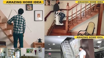 INCREDIBLE Elevators And Folding Stairs | Amazing Home Designs And Space Saving Idea