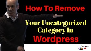 how to remove uncategorised from wordpress