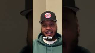 At what age did Melo realize he had the most swag on the court