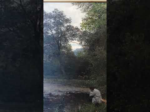 Paul Franz Flickel Painting En Plein Air