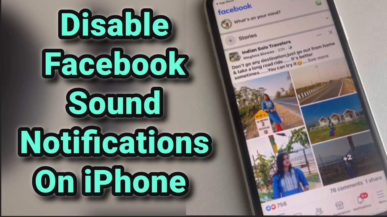 How to turn off Facebook sound notifications - YouTube