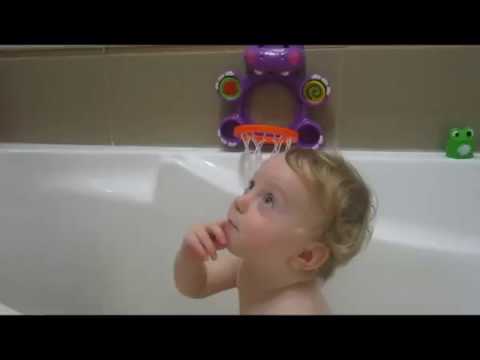 Видеообзор на игрушку для ванной "Бегемот-Баскетбол"