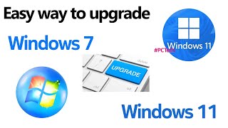 Easy way to upgrade to Windows 11 from Windows 7 without USB bypass all requirements