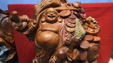 DI LẶC TÀI LỘC NGŨ TIỂU GỖ HƯƠNG TA HÀNG ÔM ĐÁ TỰ NHIÊN CỰC ĐẸP-XƯỞNG TƯỢNG GỖ-ZALO/CALL:0868688137