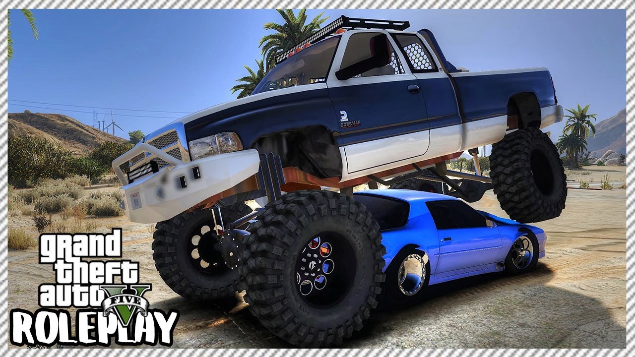 GTA 5 Roleplay - Guy Crushed my Car with 'MEGA TRUCK' | RedlineRP #385 ...