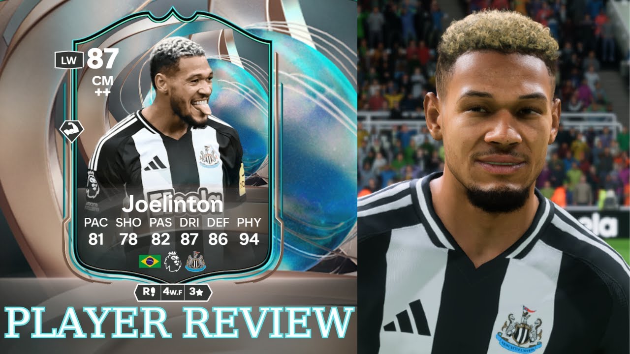94 PHYSICAL!💪🏻 87 GLOBETROTTERS Joelinton PLAYER REVIEW - EA FC 25