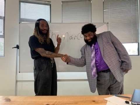 BIG BIZ with client Thundercat