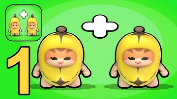 Epic Banana Run: Merge Master - Gameplay Walkthrough Part 1 All Levels 1 to 8 ( Android,iOS )