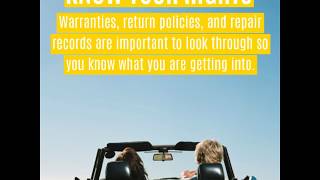Things to do Before Buying a Car