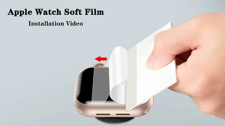 Apple Watch Screen Protector Film Installation Video-laxikoo